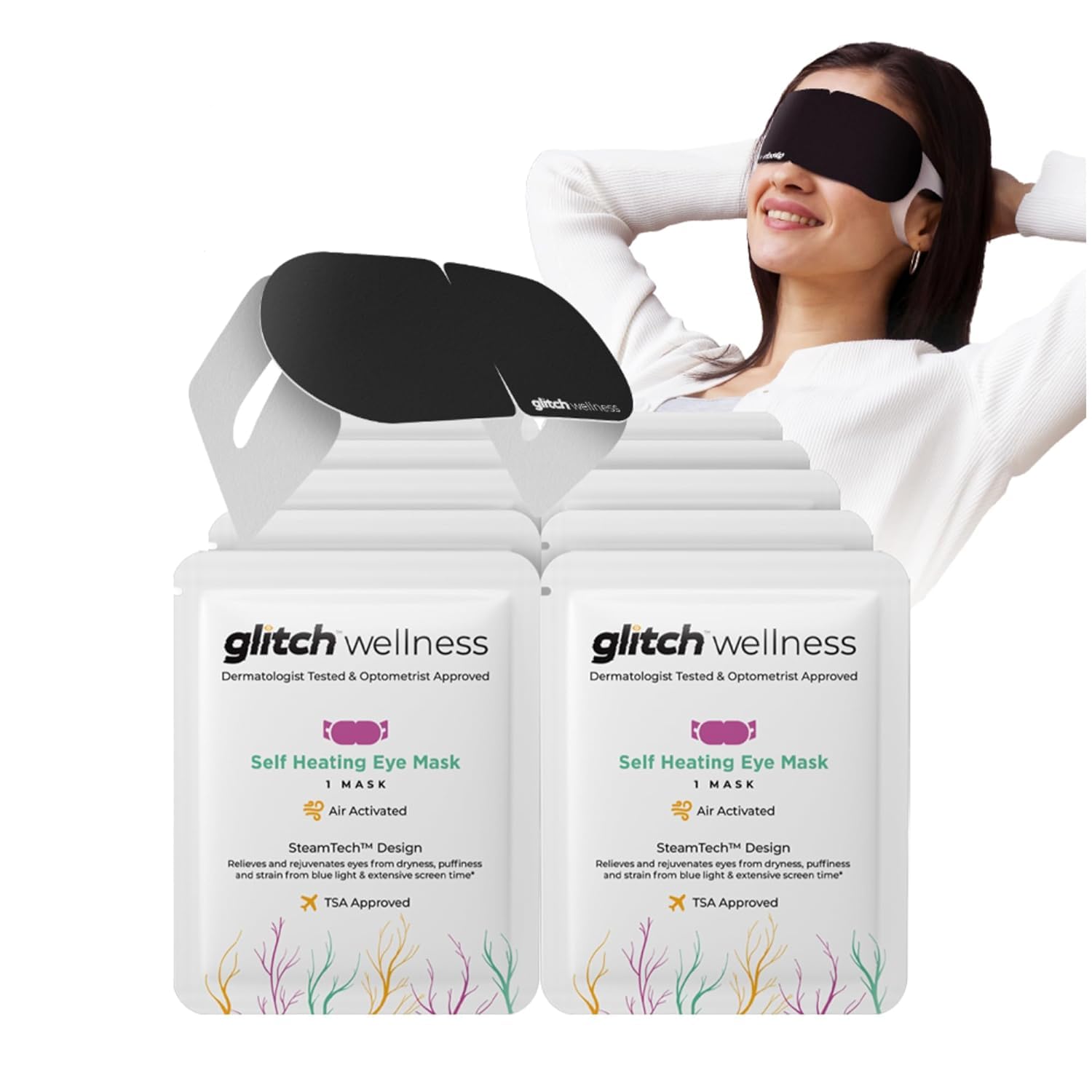 Self-Heating Steam Eye Mask for Dry Eyes, Soothing Relief, Stress Reduction
| Disposable Warm Eye Compress for Dry Eyes