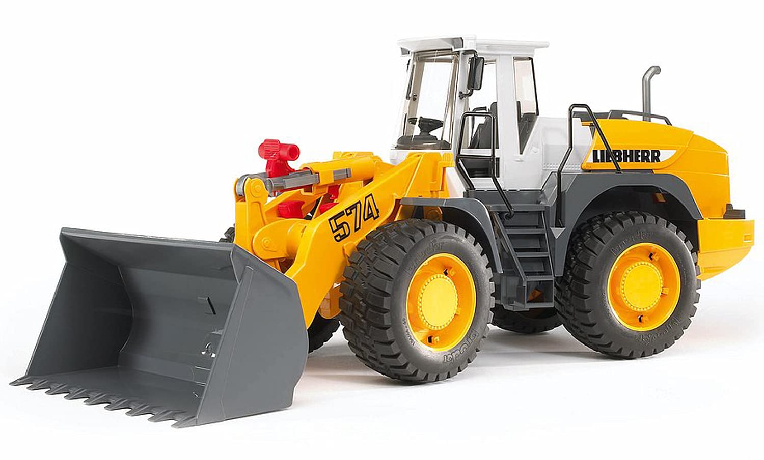 Bruder 02430 Liebherr Articulated Road Loader L 574 Toys Construction Vehicle for Kids Outdoor Play Safe and Durable