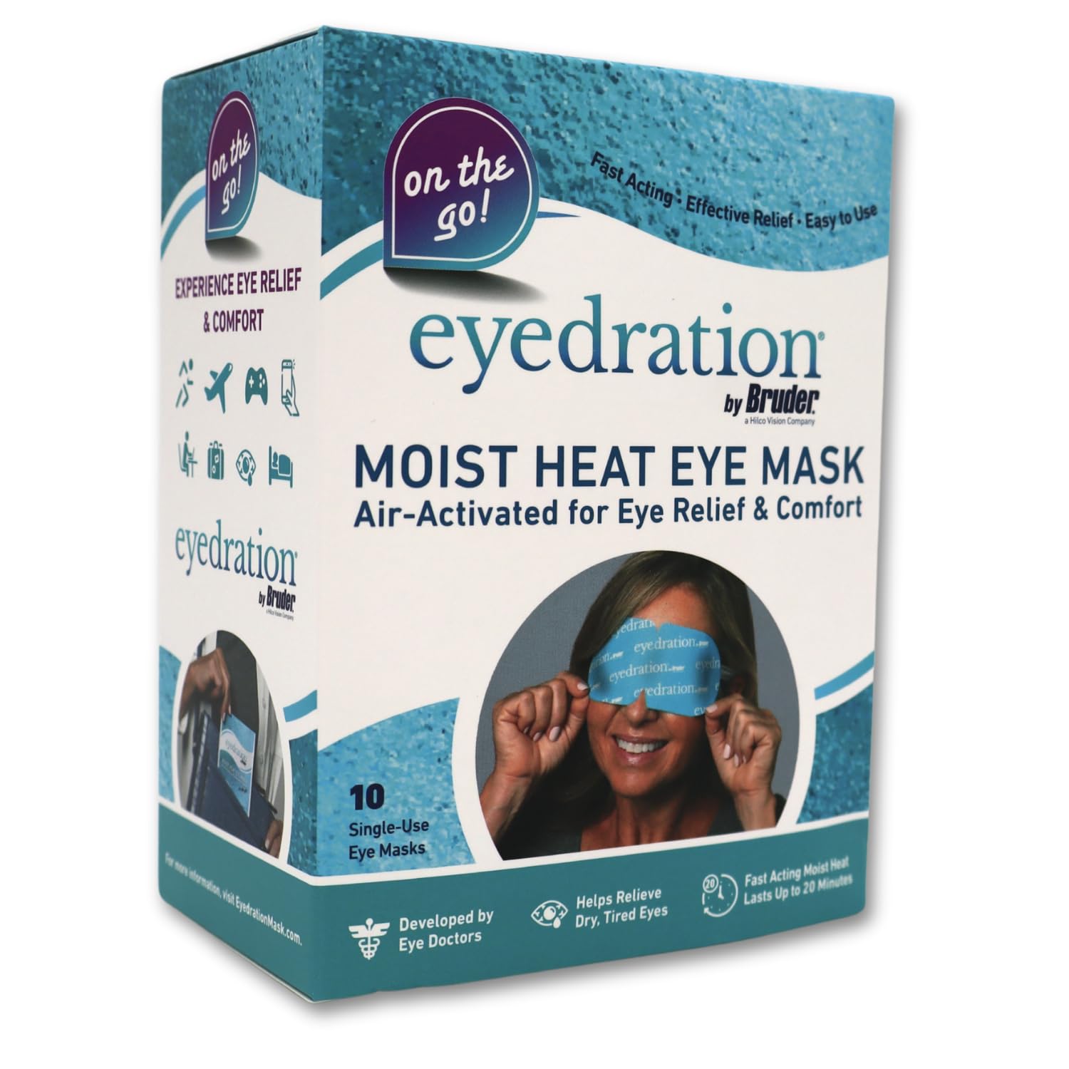  Air-Activated Eye Steam Mask for Dry Eye Relief - Gentle, Soothing and Hydrating, No Microwave Needed
| Disposable Heat